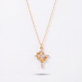 Cross & Crown Necklace