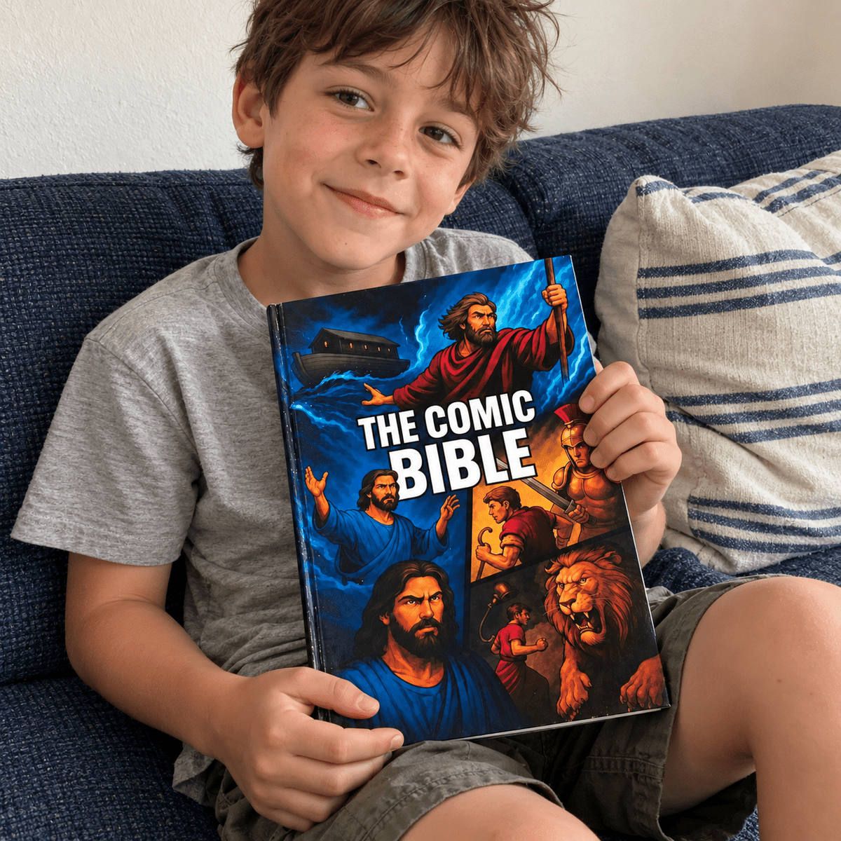Comic Bible Book - Sunday&Stone