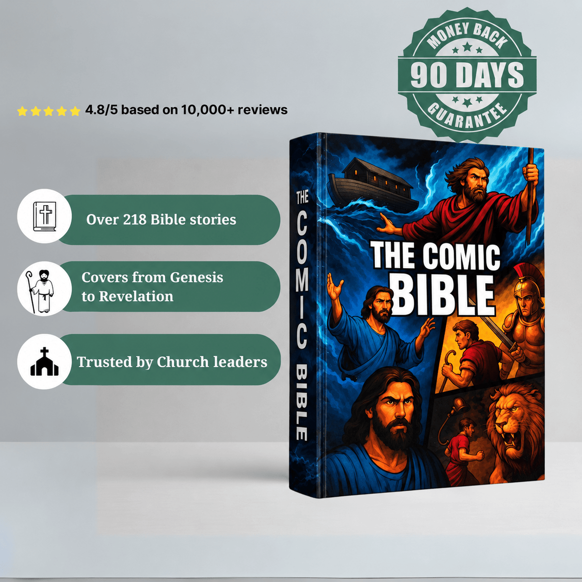 Comic Bible Book - Sunday&Stone