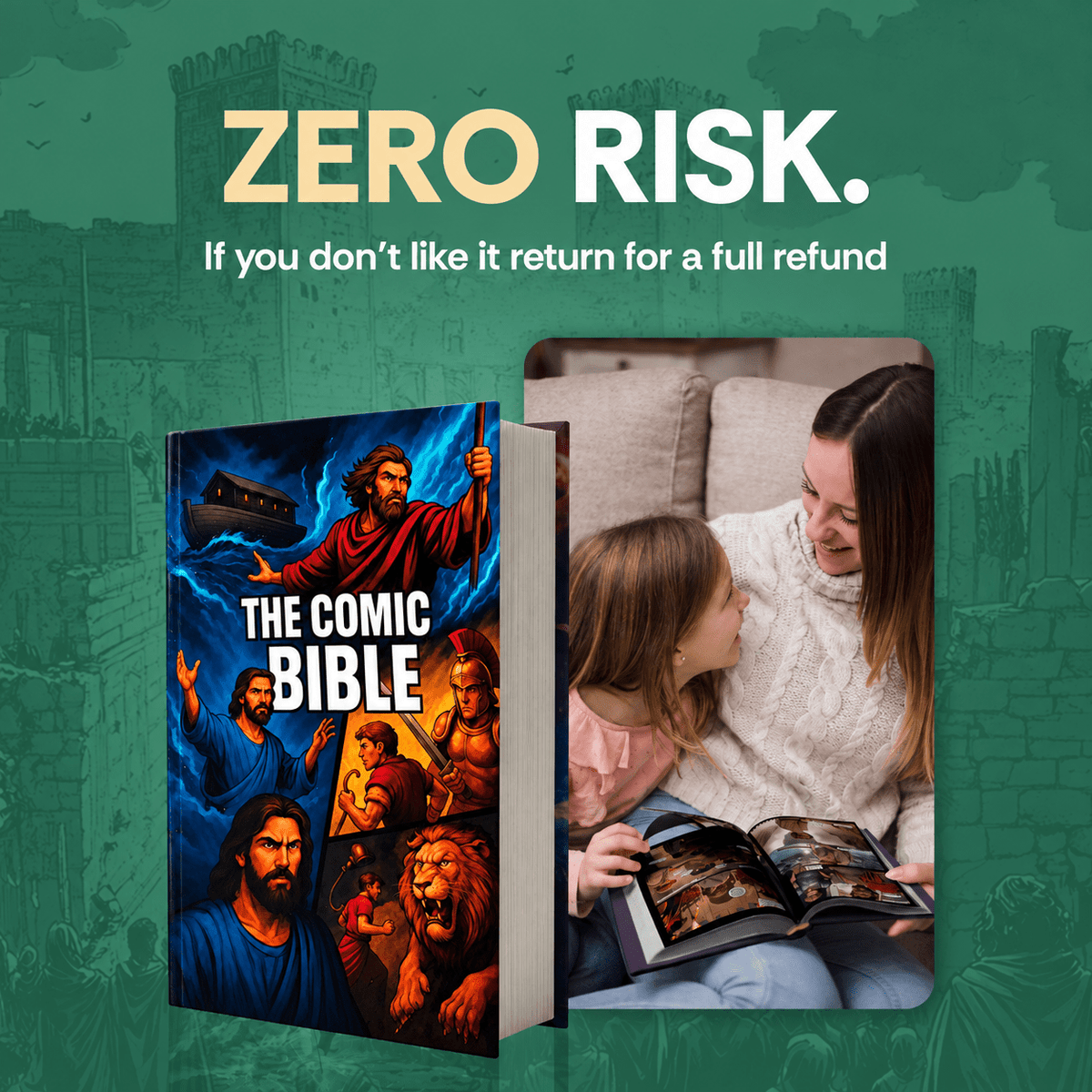 Comic Bible Book - Sunday&Stone