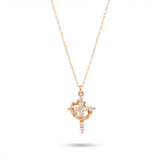 Cross & Crown Necklace