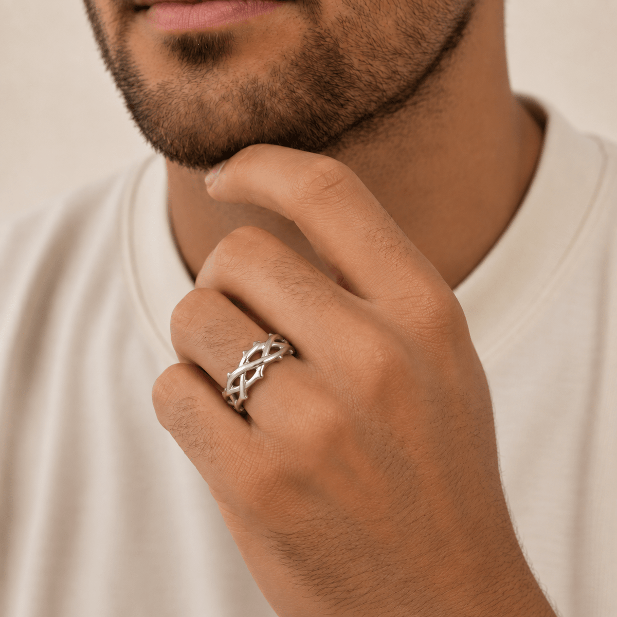 Crown Of Thorns Ring - Sunday&Stone