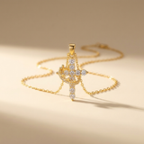Cross & Crown Necklace