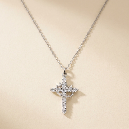 Cross & Crown Necklace