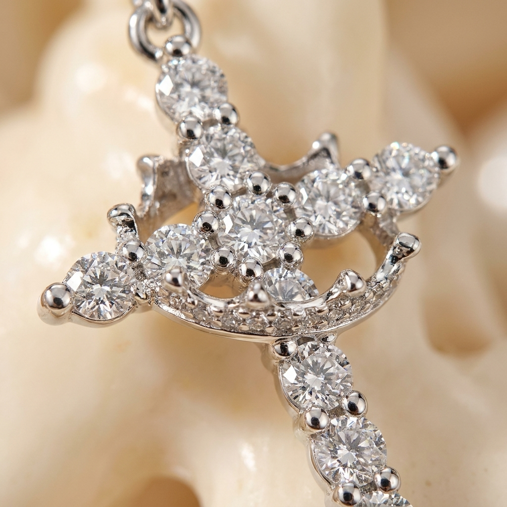 Cross & Crown Necklace