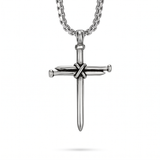 Three Nails Cross Necklace