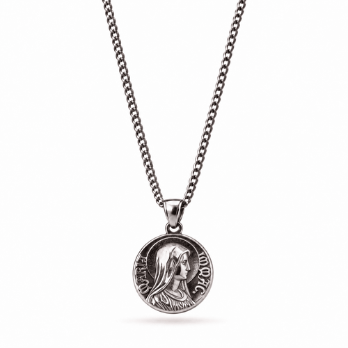 Virgin Mary Quarter Necklace - Sunday&Stone